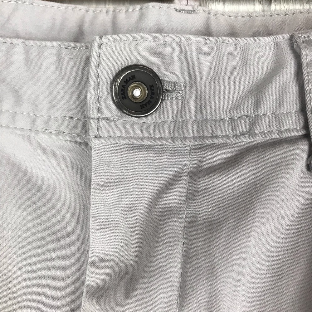 Zara Man Basic Collection Gray Stretch Skinny Jean - image 3